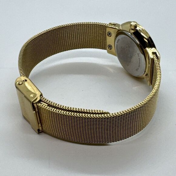 Skagen Freja 358SGGD Women's Gold Stainless Steel Analog Dial Wrist Watch JNA567 - Picture 10 of 11